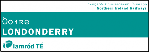 suggested bilingual sign for Doire/Londonderry station