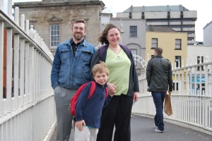 Carchries on the Liffey Bridge. © 2011 Michael Carchrie Campbell