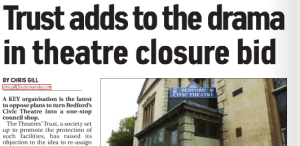 Trust adds to the drama in theatre closure - Bedfordshire on Sunday
