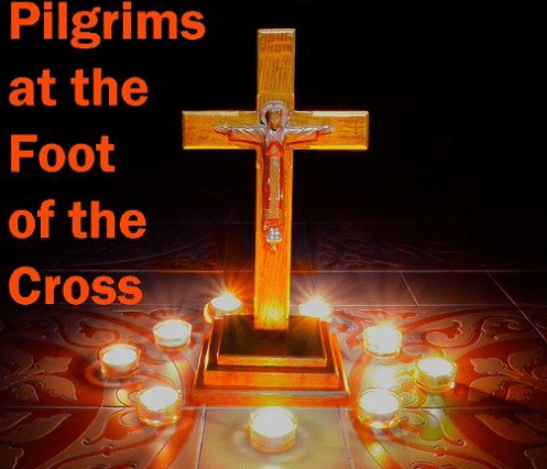 Pilgrims at the Foot of the Cross photo: Gerry Lynch
