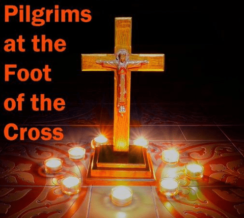Pilgrims at the Foot of the Cross photo: Gerry Lynch