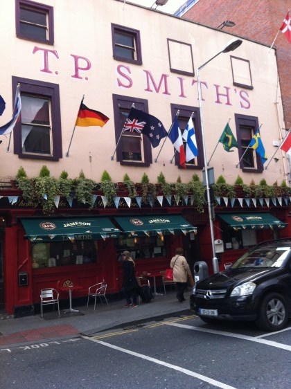 New Zealand Flag flying upside down in Dublin. © 2012 Michael Carchrie Campbell
