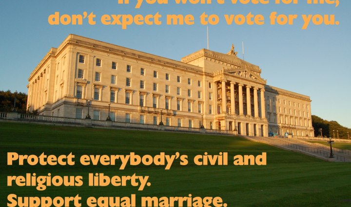 If you don't vote for me, don't expect me to vote for you.