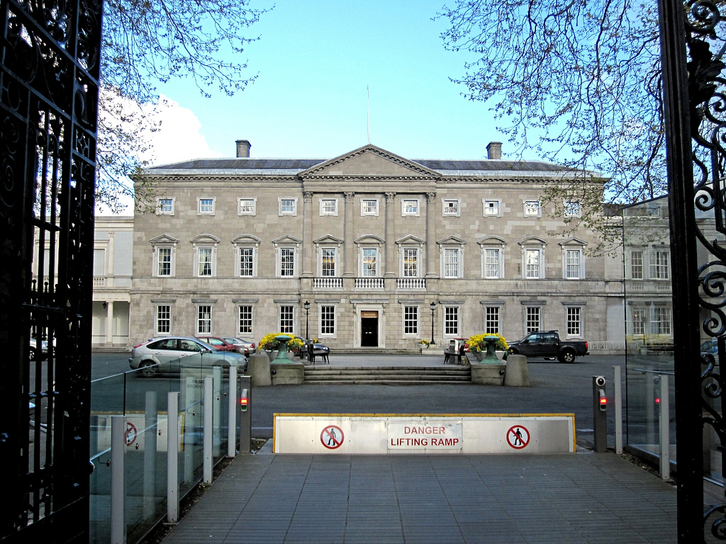 Leinster House, Dublin. Photo by Justin Pickard