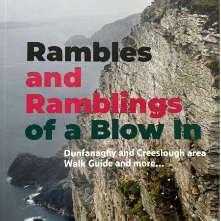 Cover of Brendan M. Rohan’s book showing a walker standing above dramatic coastal cliffs.